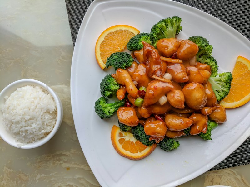 Chicken Manchurian + Rice